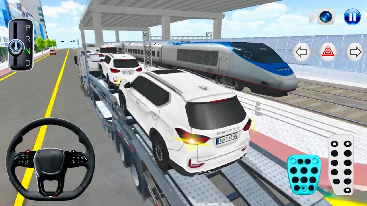 Double Decker Trailer Truck Rescue 🚛💥 by Rexton SUV | 3D Driving Class 2026 Android Gameplay