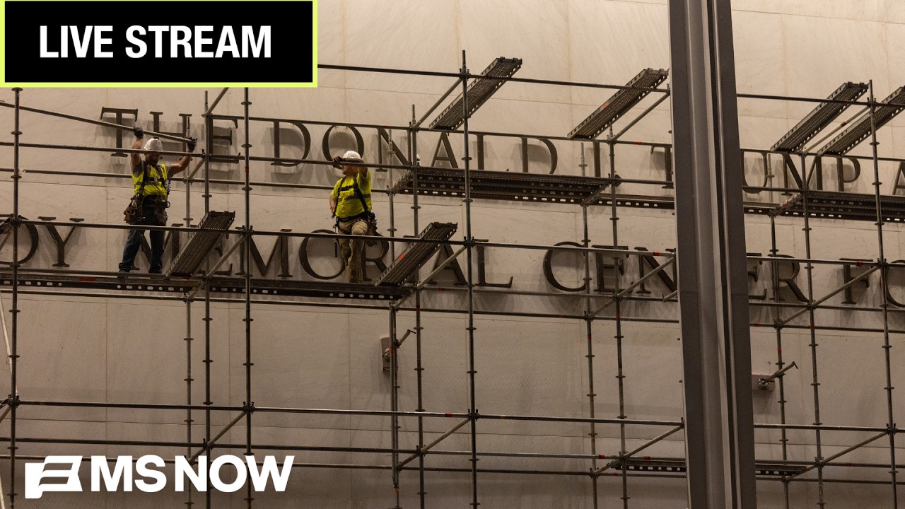 LIVE: Donald Trump's name OFF Kennedy Center, waiting for public reveal - DAY 3