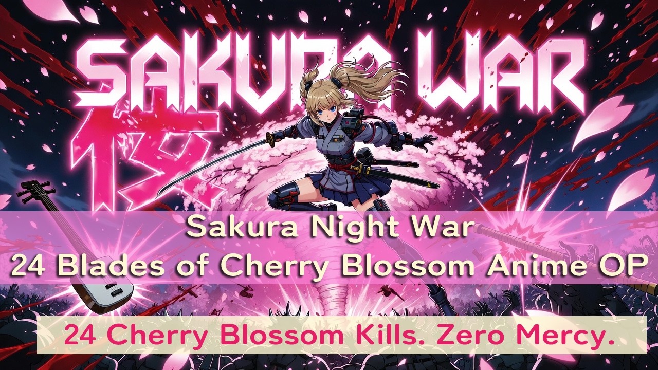 Sakura Night War – 24Blades of Cherry Blossom Anime OP