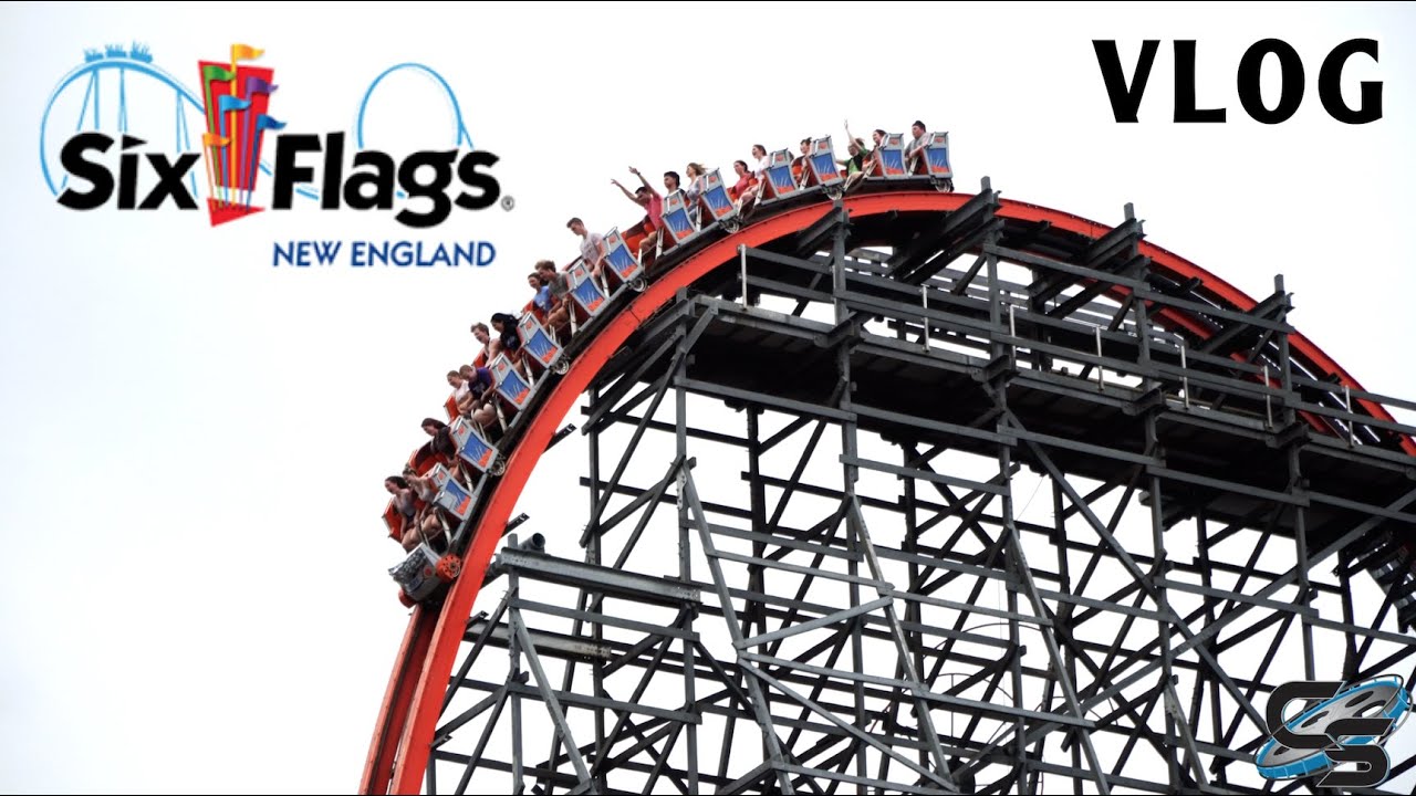 Wicked Cyclone is INSANE, RMC Trivia, & The Worst Theme Park Meal Ever! Six Flags New England Vlog
