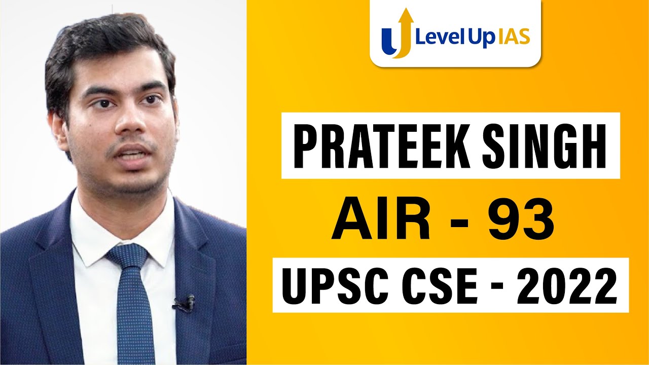 Prateek Singh | AIR 93 | 276 Marks in Anthropology | Testimonial | LevelUp IAS #upsc #upsctopper