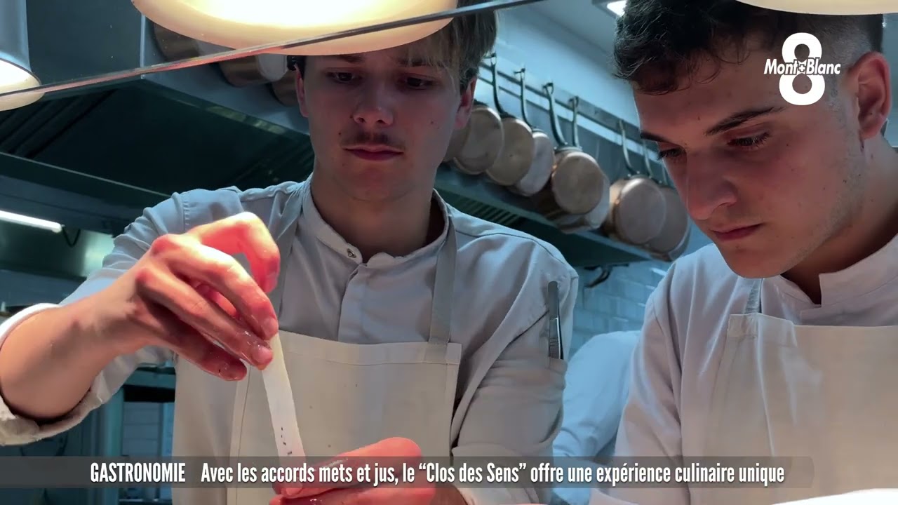 Avec les accords mets et jus, le "Clos des Sens" offre une expérience culinaire unique