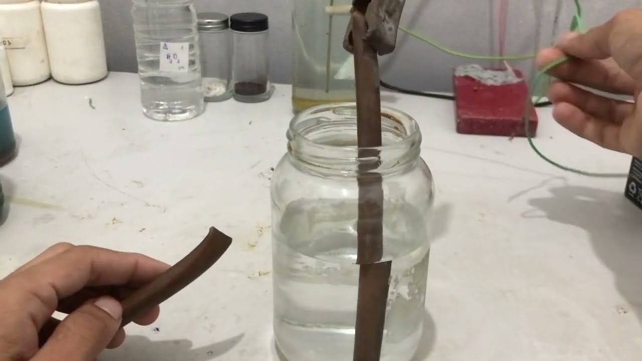 COMO FAZER SULFATO DE COBRE COM SOLUÇÃO DE BATERIA