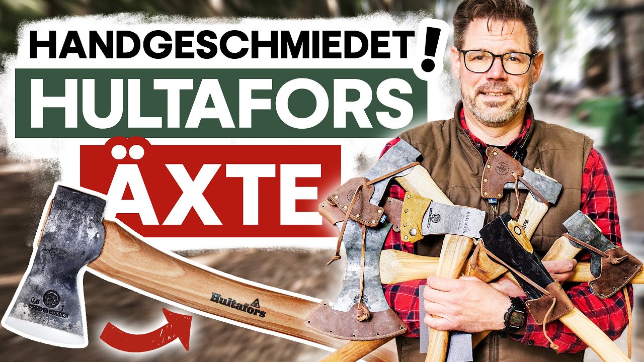Handgeschmiedete HULTAFORS &Auml;XTE im VERGLEICH🪓💥 SPALTAXT oder WURFAXT🏕 Welche brauchst du⁉ | B&ouml;ker