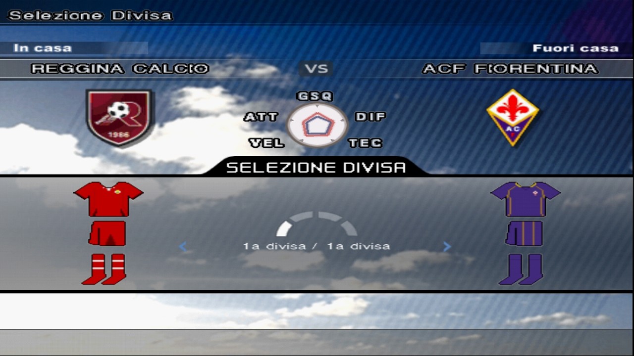 PES2009 | REGGINA - FIORENTINA