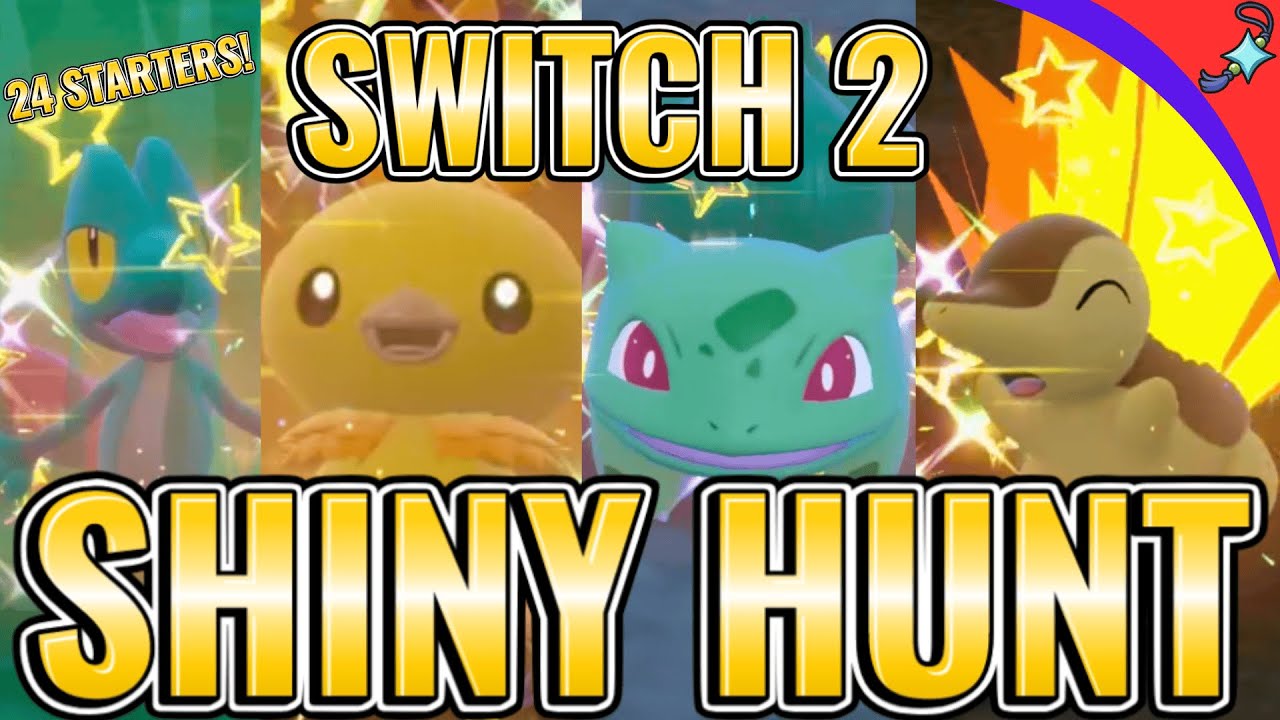 Как охотиться на ВСЕХ 24 стартовых персонажей в Pokemon Scarlet Violet на Switch 2!