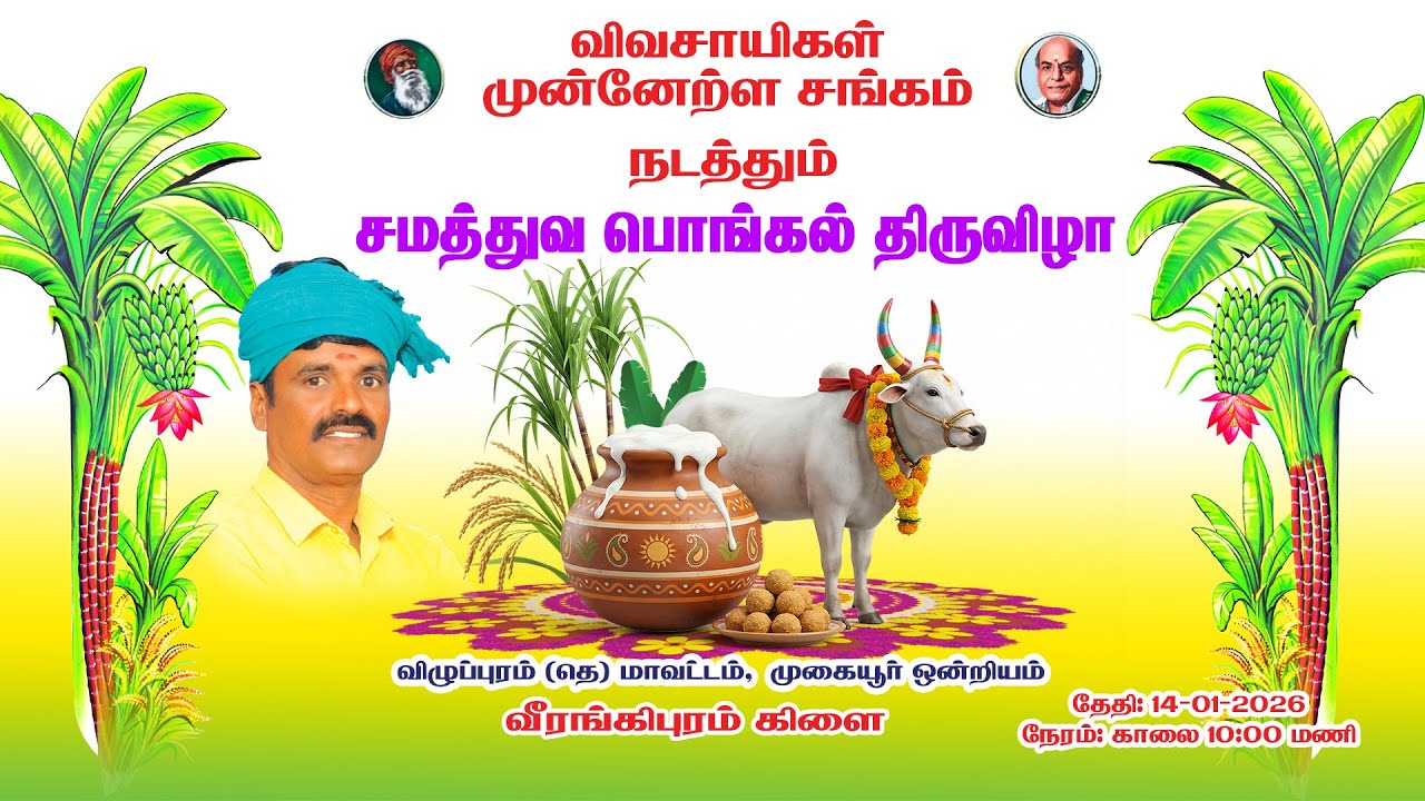 வீரங்கிபுரத்தில் சமத்துவ பொங்கல் திருவிழா!