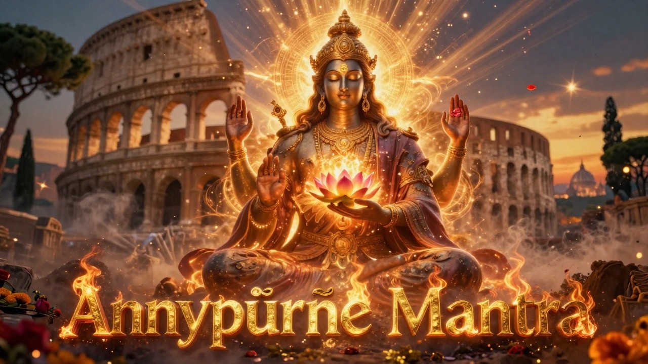 Annapurna Mantra 🌿 Italy's Golden Hour Meditation