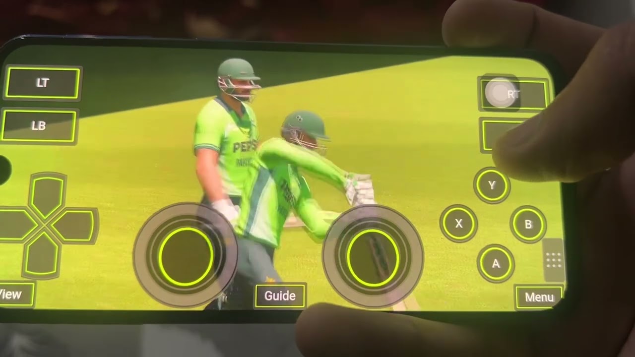 Cricket 24 gameplay on mobile🥵😱