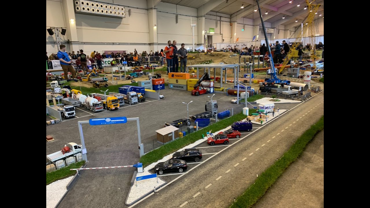 Modellbautage Tulln 2023 - LKW, Bagger, Baumaschinen, Traktoren Parcours