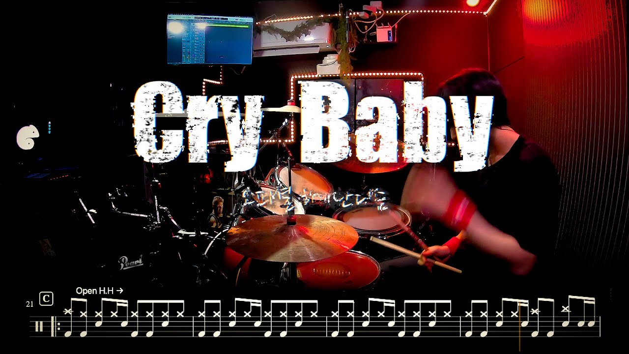 Official髭男dism(오피셜 히게단디즘) - 'Cry Baby'드럼커버 드럼악보 l Drum cover Drum score