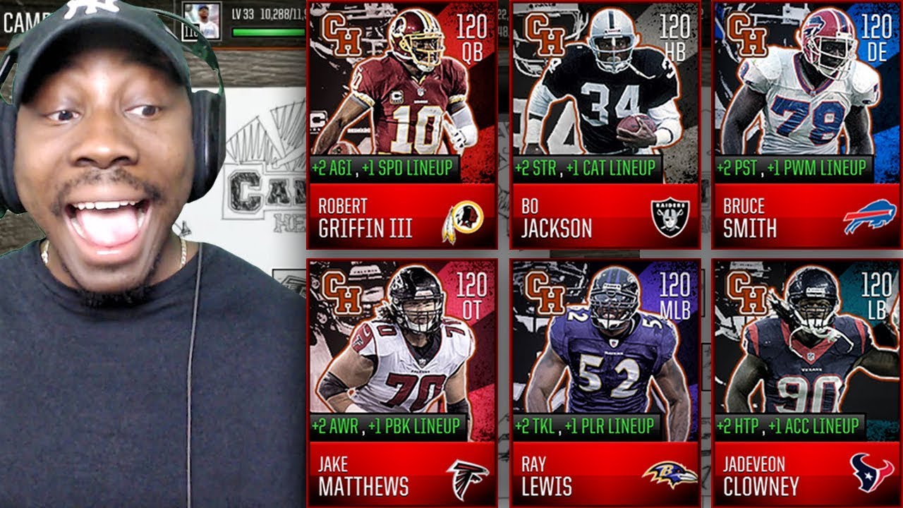NEW 120 OVR CAMPUS HERO LEGENDS PACK OPENING & LIVE EVENTS! Madden Mobile 18 Gameplay Ep. 54