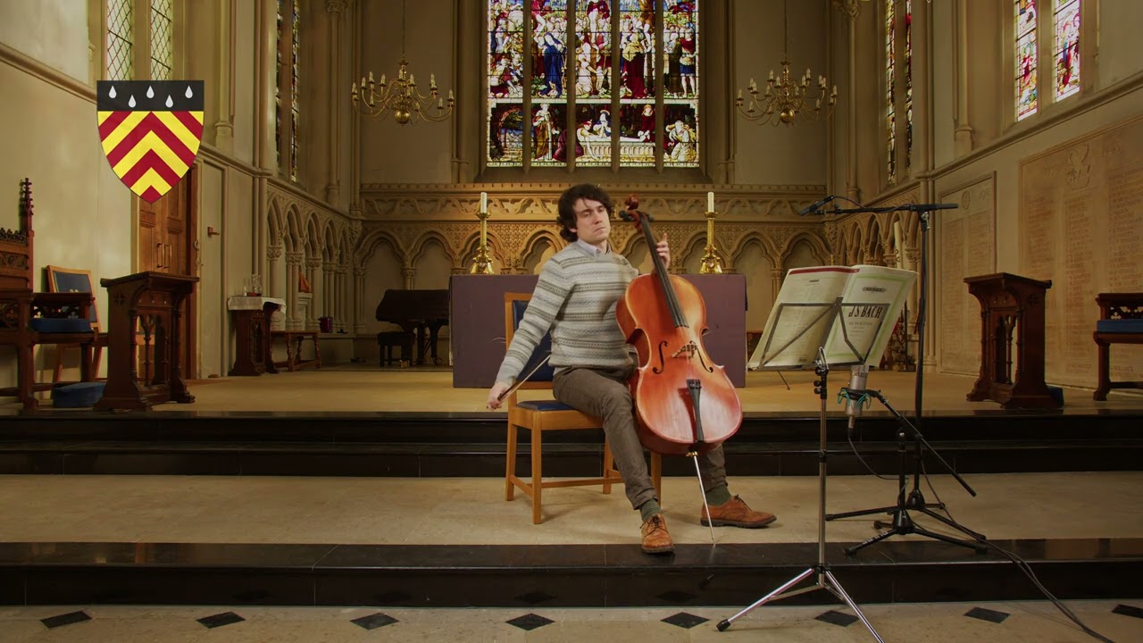 Music at Clare Hall: Nikolai Kazantsev Bach Cello Suite no 4