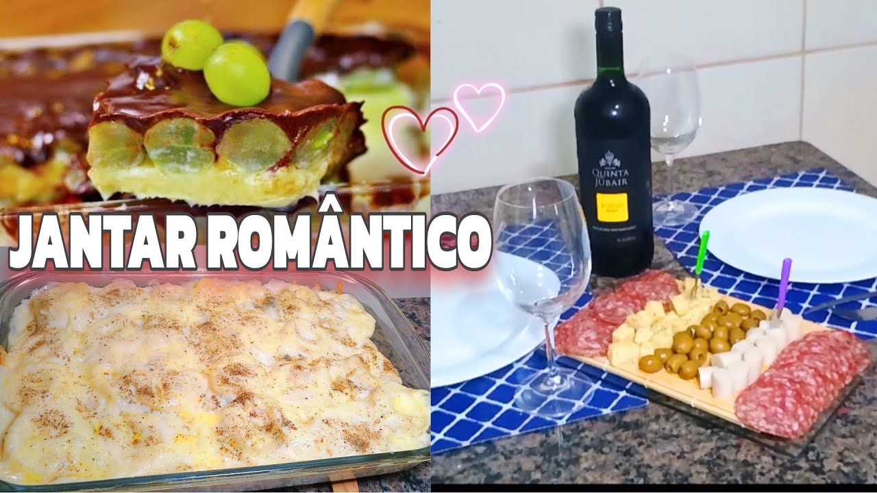 JANTAR ROMÂNTICO COMPLETO| FÁCIL E RÁPIDO! DIA DOS NAMORADOS ❤️