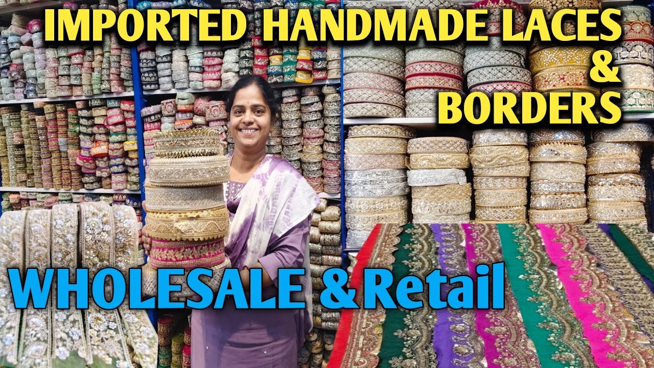 Latest Saree Laces|| Imported Handmade Laces borders