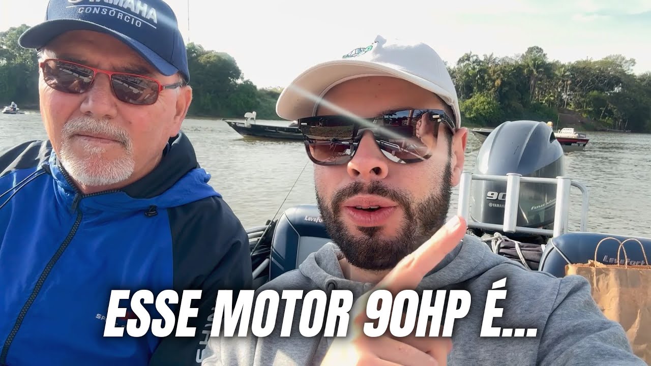 Testamos o MOTOR 90HP da Yamaha!! E o resultado surpreendeu...