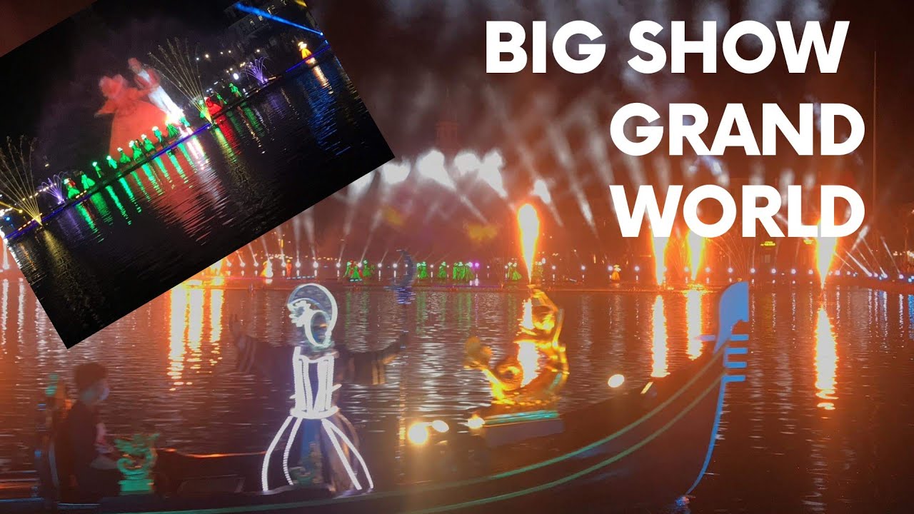 Big Show Nhạc Nước Hồ Tình Yêu - Du Lịch Grand World Phú Quốc United Center không thể bỏ qua