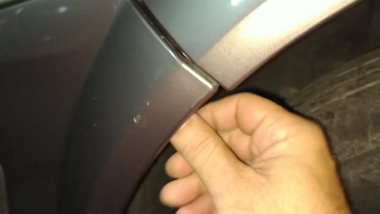 Renault Megane II, correta montagem do para choques dianteiro.