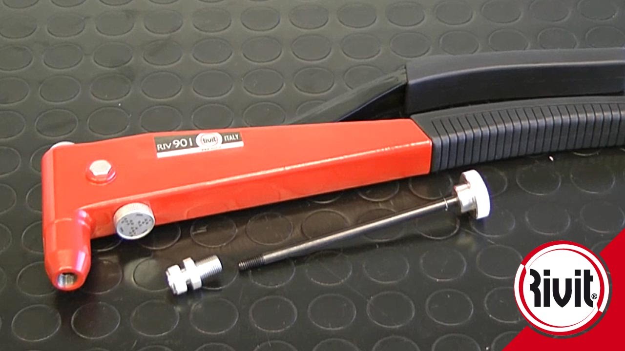 Rivit RIV901 (ENG) hand tools for rivet nuts with M3-M4-M5-M6 tie rods