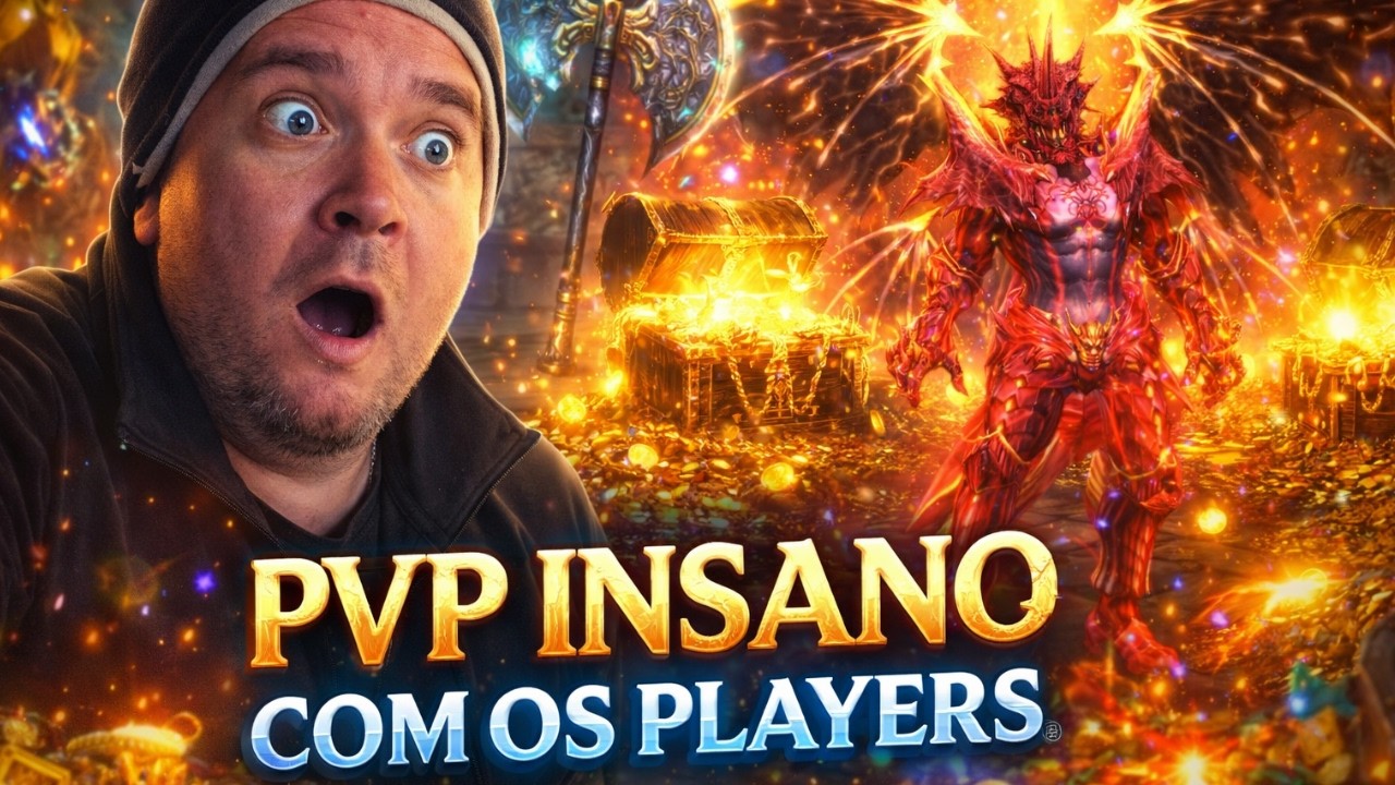 💥  LIVE  - PVP INSANO COM OS PLAYERS - VISITANDO O MUAZEROTH SEASON 4