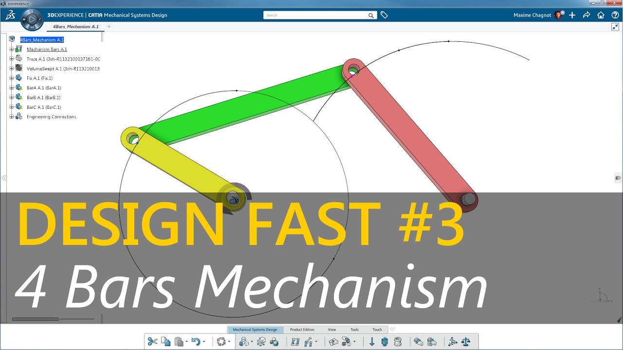 DesignFast#3: 4 Bars Mechanism