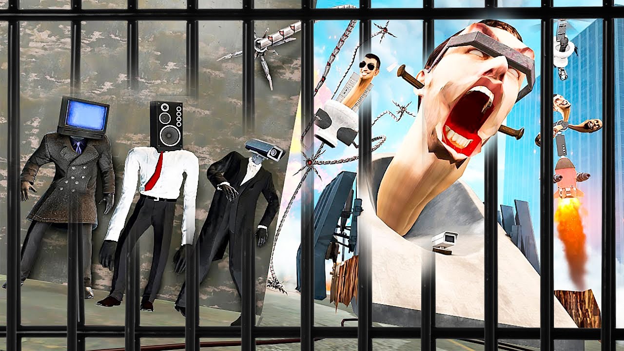 ӨТЕ ҚАУІПТІ СКИБИДИ ТУАЛЕТ ТҮРМЕДЕН ҚАШТЫ (GTA V)