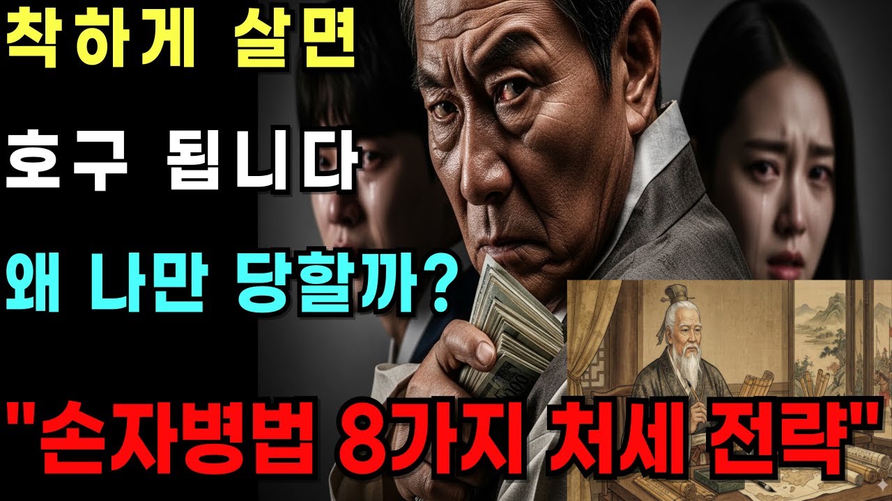 손자병법 들어보셨습니까? 착하게 살면 호구 됩니다 | 이기는 인생의 8가지 비법 ㅣ인생전략ㅣ시니어ㅣ노후준비ㅣ인간관계ㅣ인생지혜ㅣ현실적조언ㅣ삶의 지혜ㅣ명언ㅣ사이다조언ㅣ오후의 서재