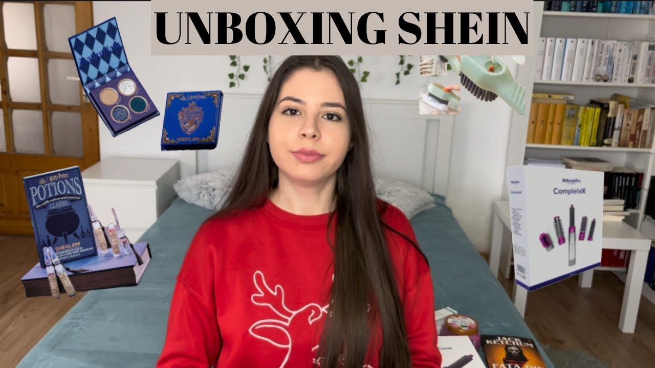 UNBOXING SHEIN 🥳 Dyson dupe, Sheglam Harry Potter #sheglam #harrypotter