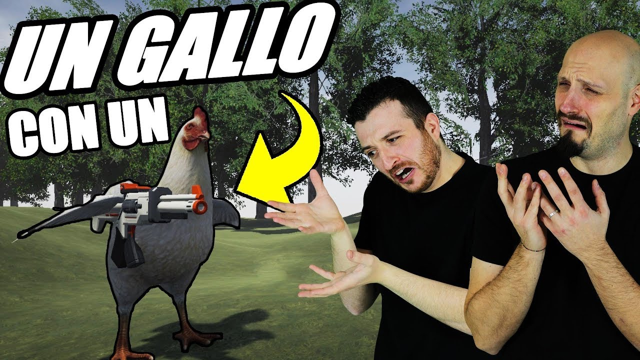 IL GAMEPLAY del Gioco del POLLO che SPARA con l'AK47