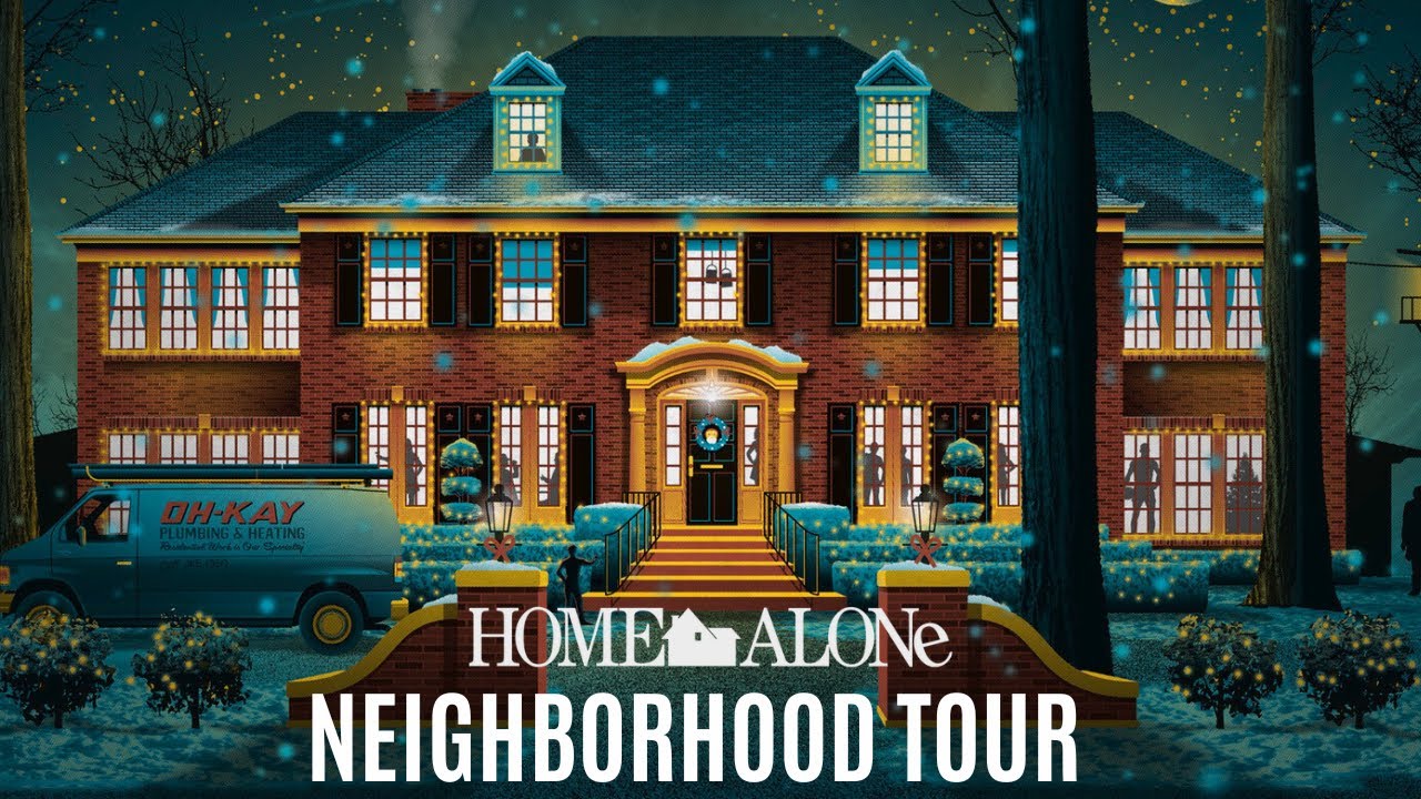 HOME ALONE NEIGHBORHOOD TOUR | TOUR OF HOME ALONE NEIGHBORHOOD | HOME ALONE FILMING LOCATIONS