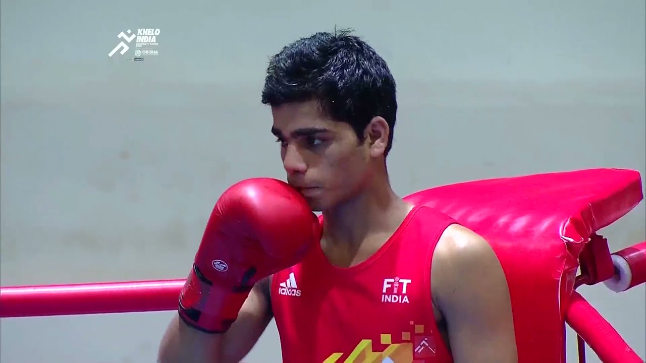 Men's Boxing Light Welter (63KG) Final - Sahil Vs Nishchay | Khelo India University Games 2020