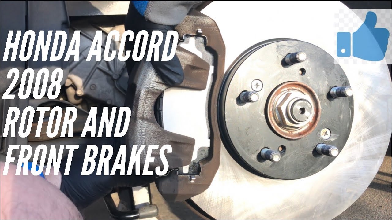 2008 Honda Accord Front Brakes and Rotor replacement