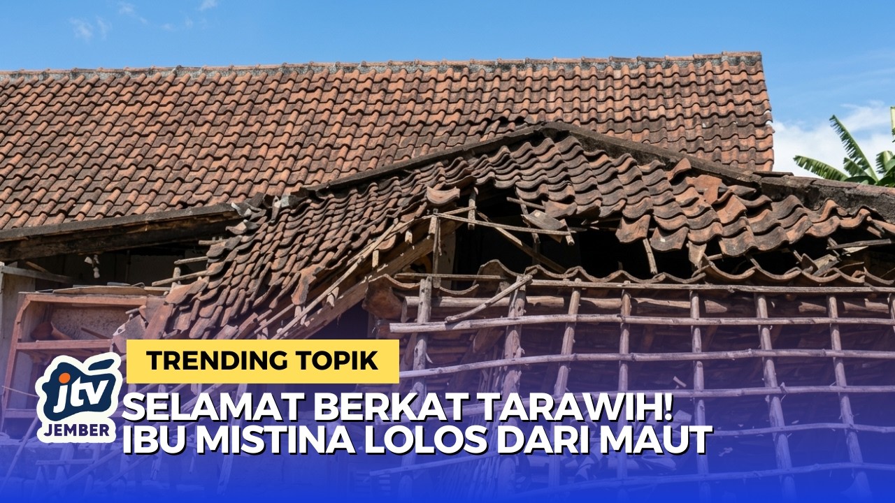 Keajaiban Salat Tarawih! Rumah Lansia di Pasuruan Roboh Rata Tanah, Pemilik Selamat