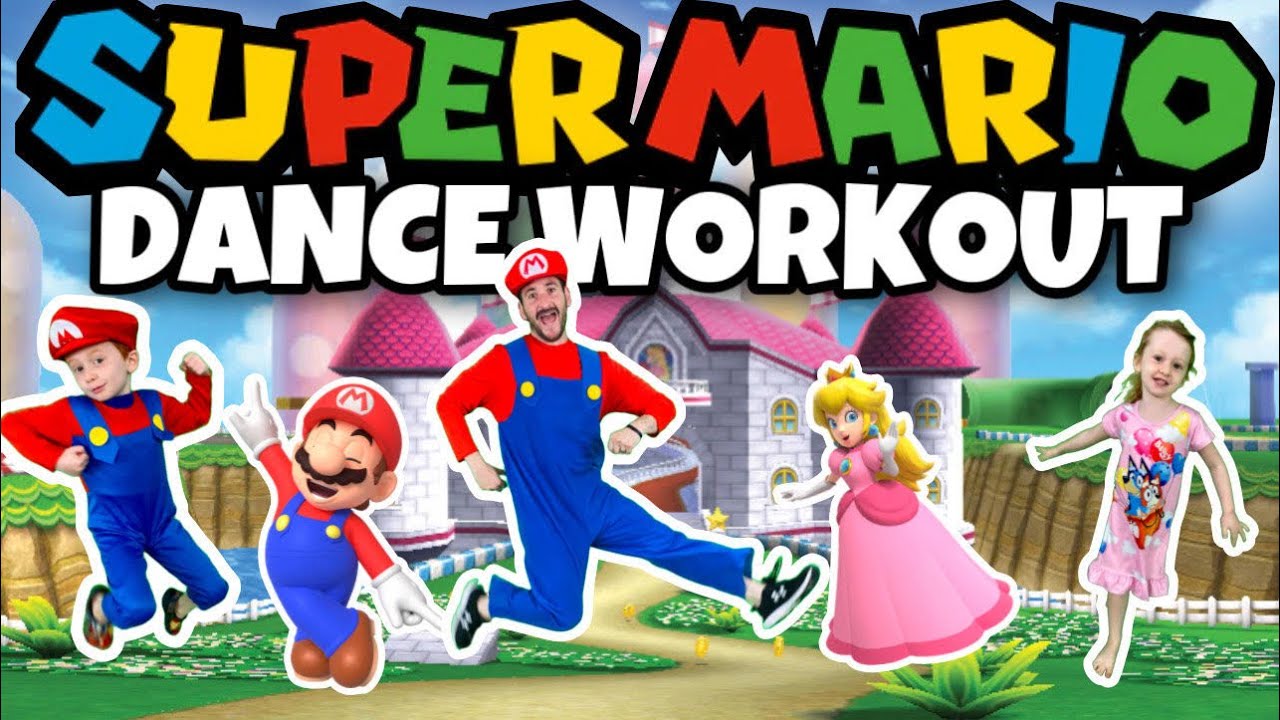 SUPER MARIO MOVIE DANCE WORKOUT! (Video Game Exercise)