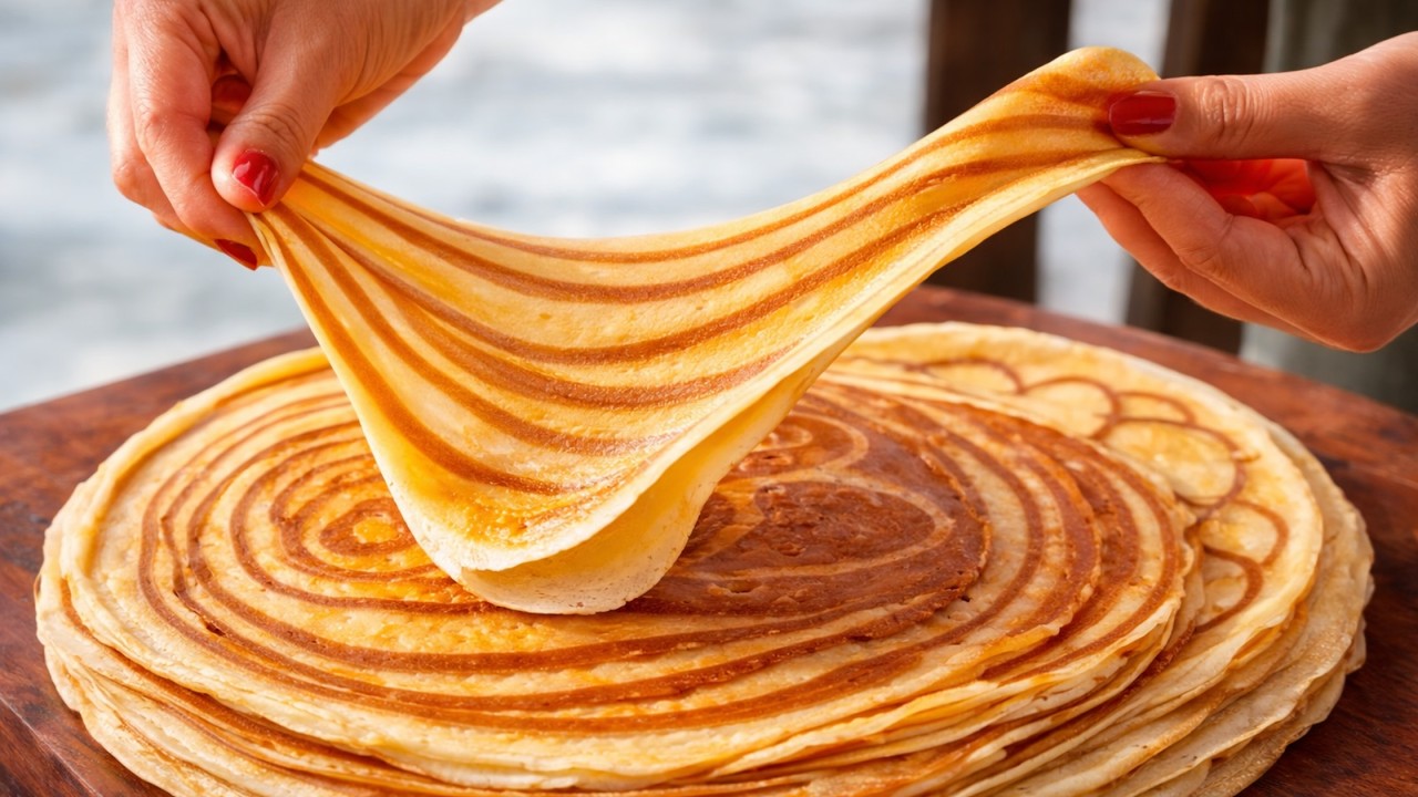 How to Make Perfect Crepes – Best Easy Crepe Recipe!