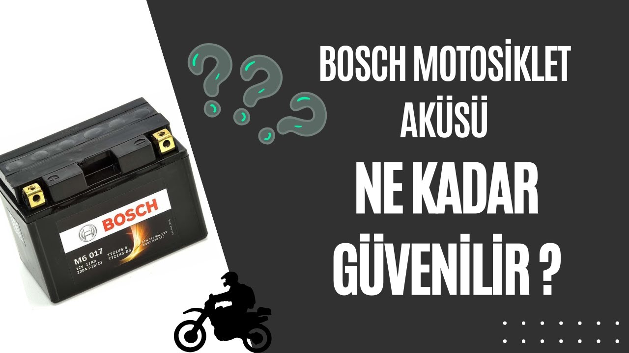 BOSCH M6 017 Motosiklet Akü Kapasite Ölçümü - Akü Şarj ve Deşarj İşlemleri