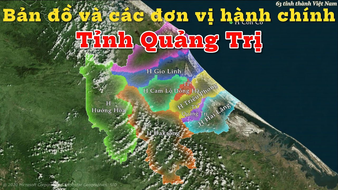 Tỉnh QUẢNG TRỊ - Giới thiệu về các huyện, thành phố, thị xã
