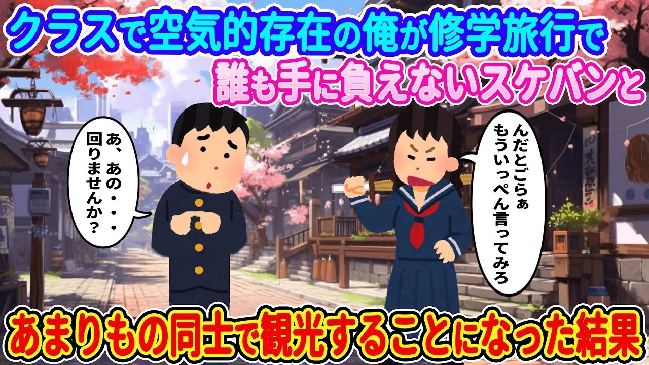空気の俺が修学旅行で“誰も触れられない”スケバンと二人きりになった結果…！