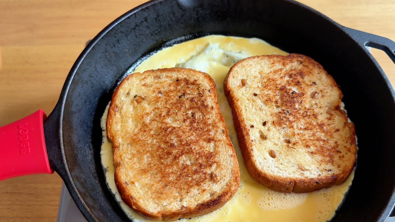 Egg Sandwich | Easy One Pan Crispy Egg Toast