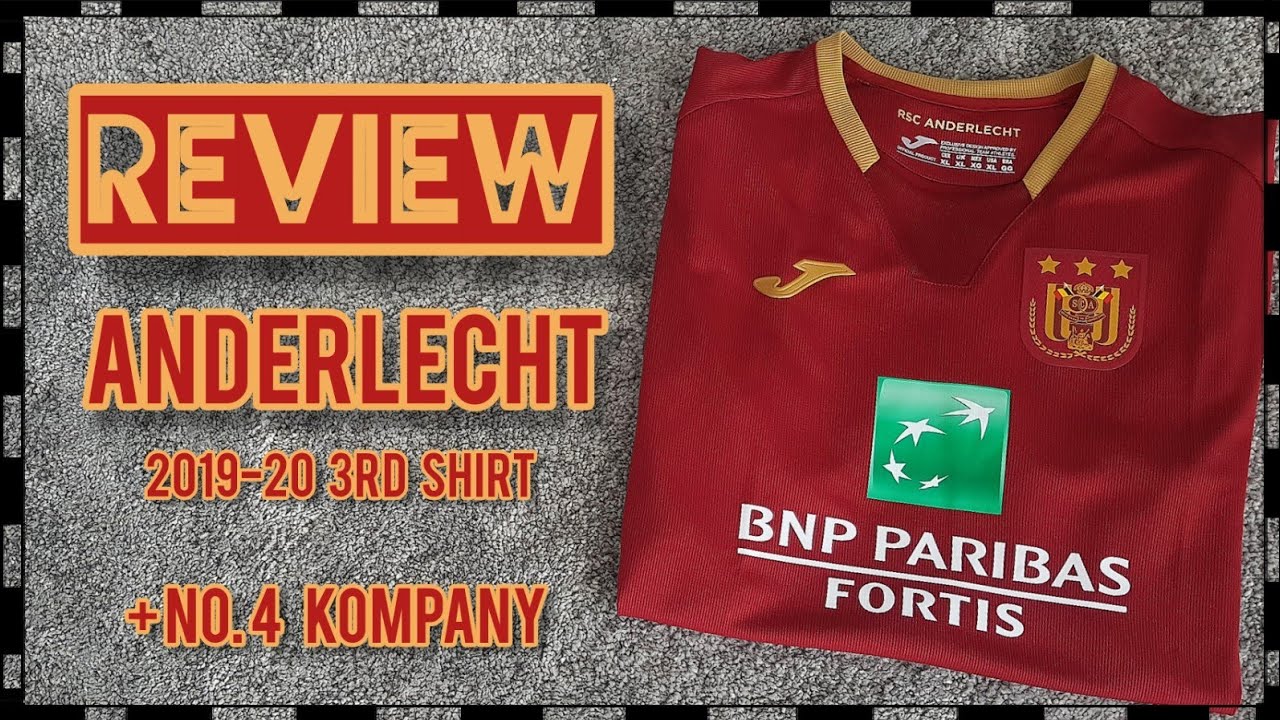 2019-20 Anderlecht 3rd shirt details (안더레흐트 유니폼 리뷰)