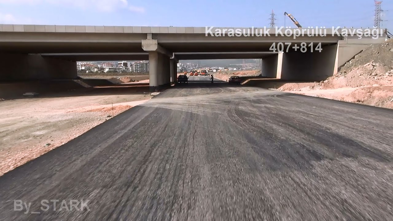 İSTANBUL İZMİR OTOYOLU İNŞAATI - YOL YAPIM ÇALIŞMALARI