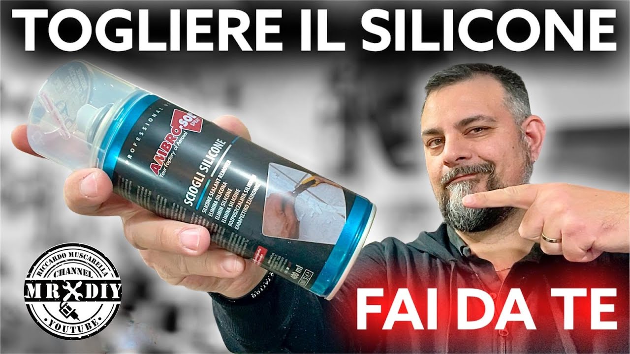 Fai da te. Come rimuovere il silicone in pochi secondi. Con lo sciogli silicone Ambro-Sol Ambrosol