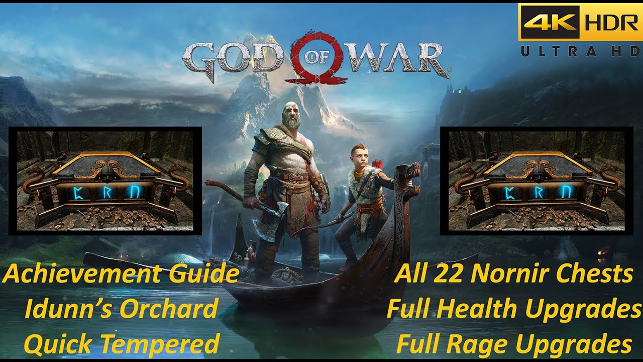 God of War Achievements: Guide for Idunn's Orchard and Quick Tempered Trophies, All 22 Nornir Chests