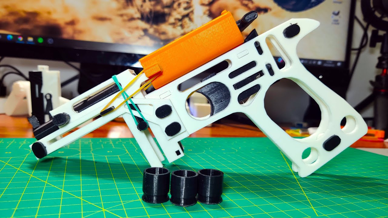 【DIY】3d Printed Airsoft v1.0 | Airsoft Project 1.0 part3 (final part)