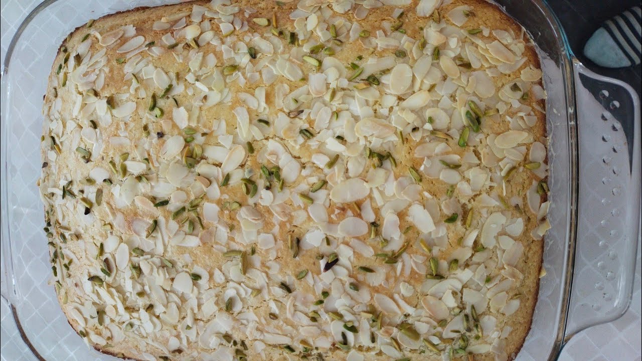 How to make basbosa cake
