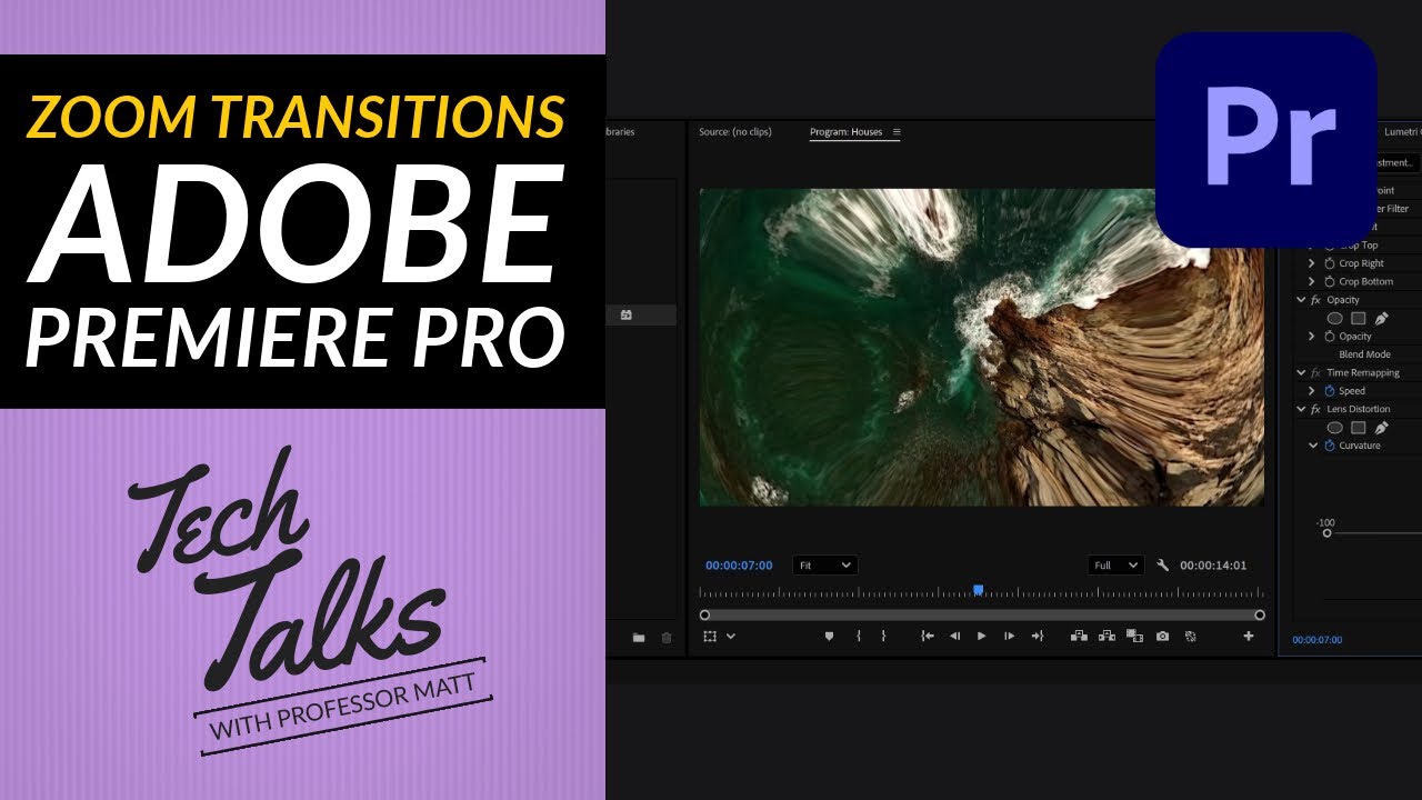 Viral Zoom Distortion Transitions in Premiere Pro