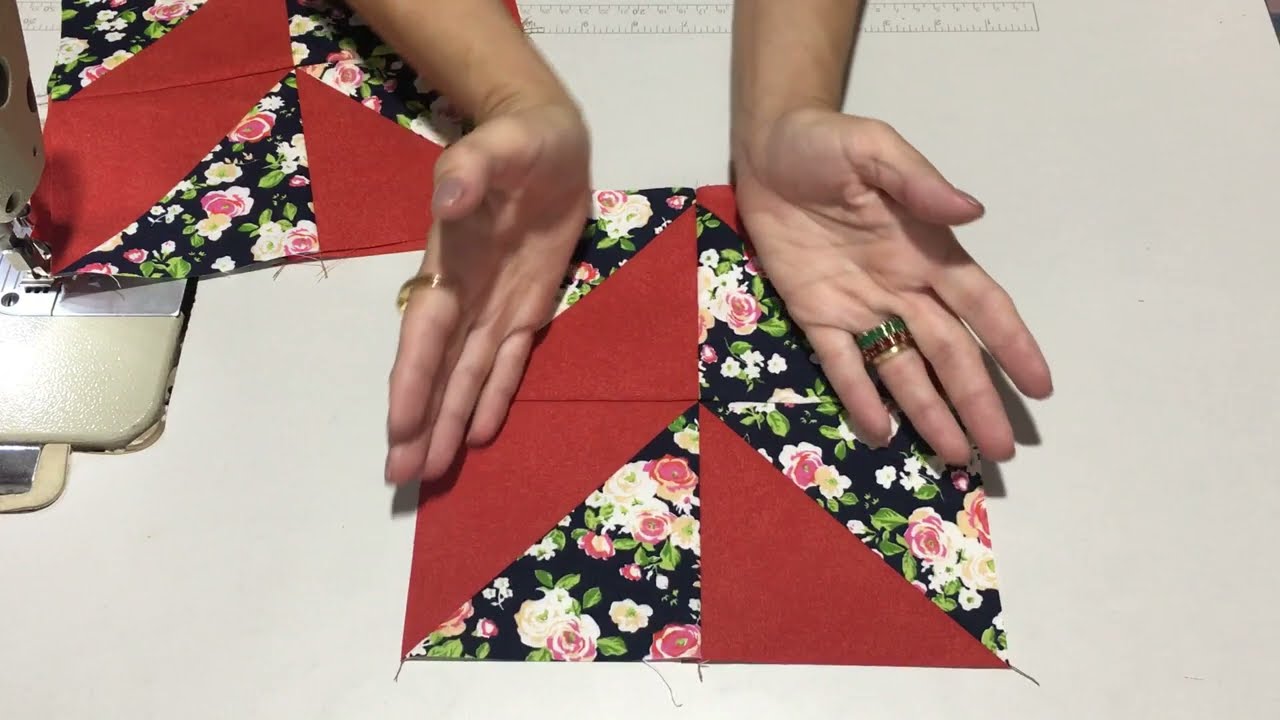 Incrível BLOCO de PATCHWORK Lindo Fácil e Rápido de COSTURAR