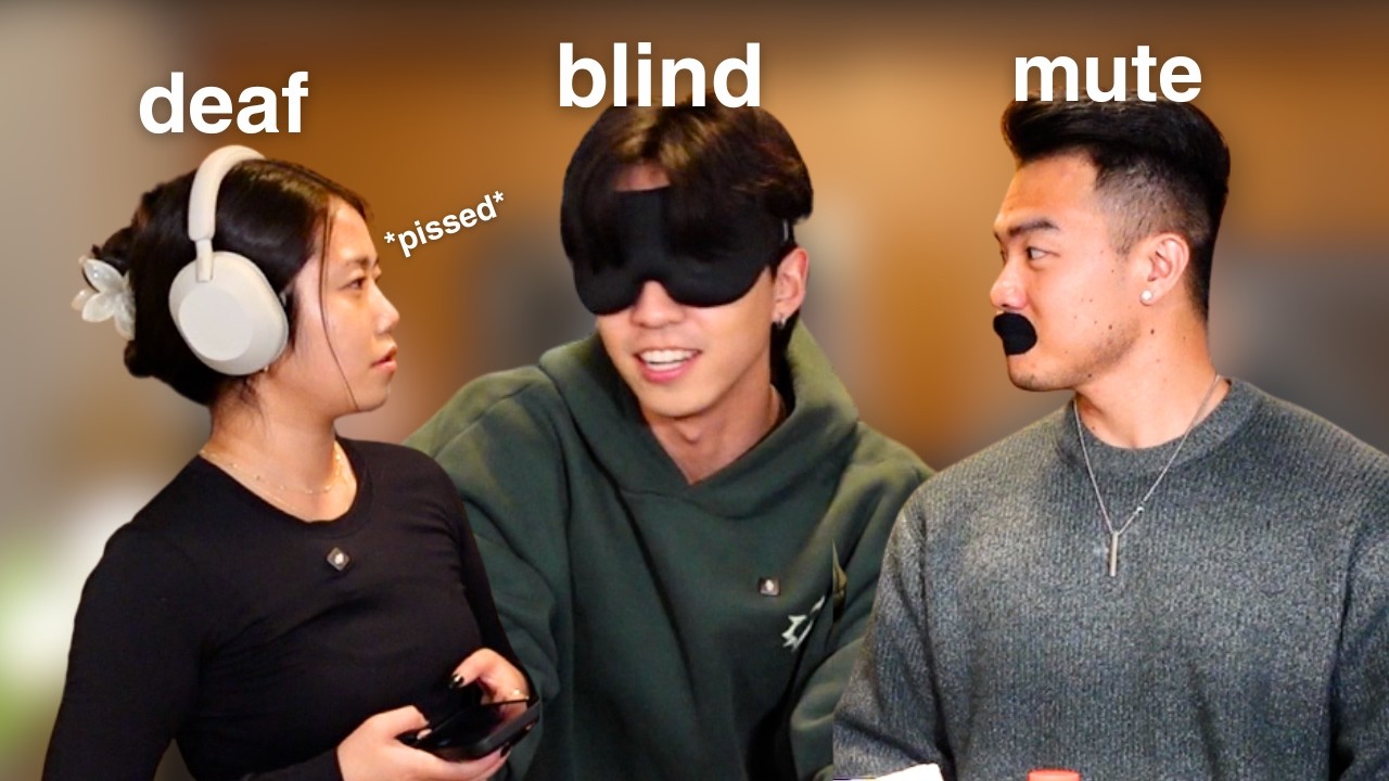 BLIND DEAF MUTE challenge with my Best Friend and a chef