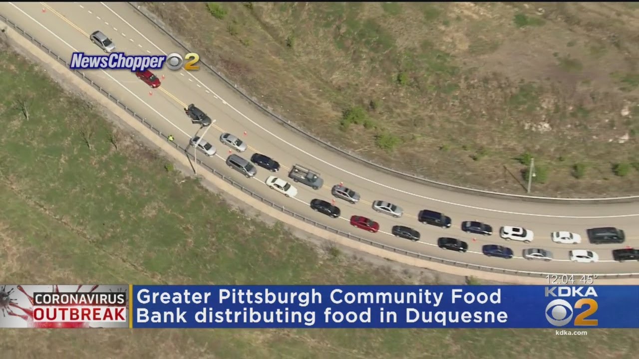 Greater Pittsburgh Community Food Bank Hosts Food Distribution Event In Duquesne