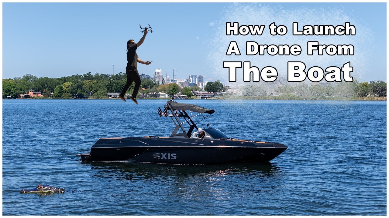 How to take a drone off the boat